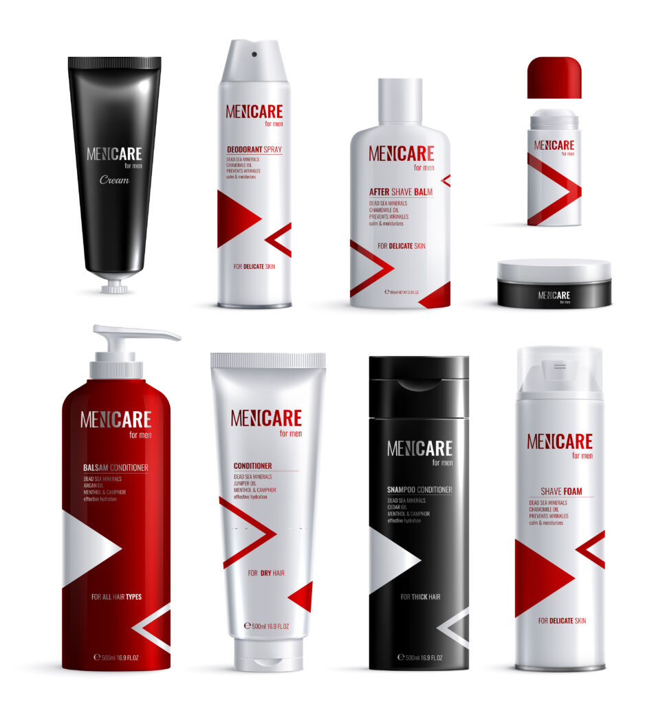 Red and Black Hair care Products