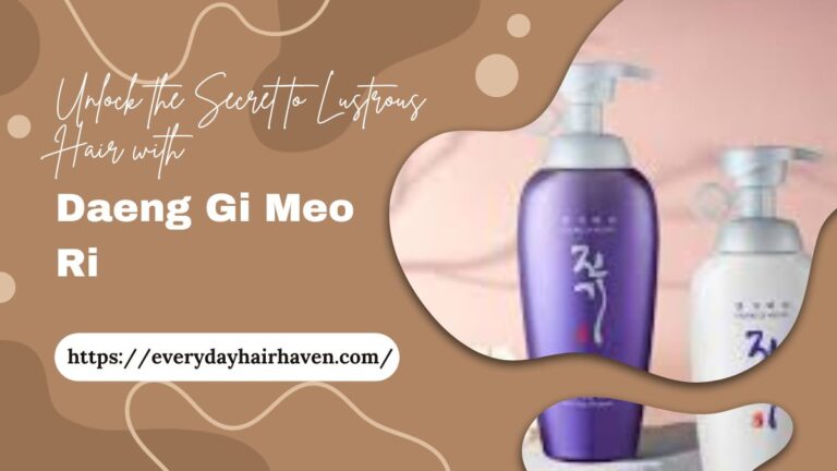 Unlock the Secret to Lustrous Hair with Daeng Gi Meo Ri