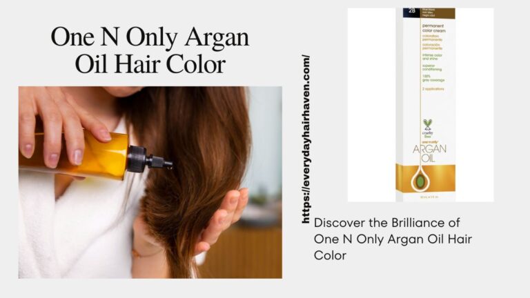 Discover the Brilliance of One N Only Argan Oil Hair Color