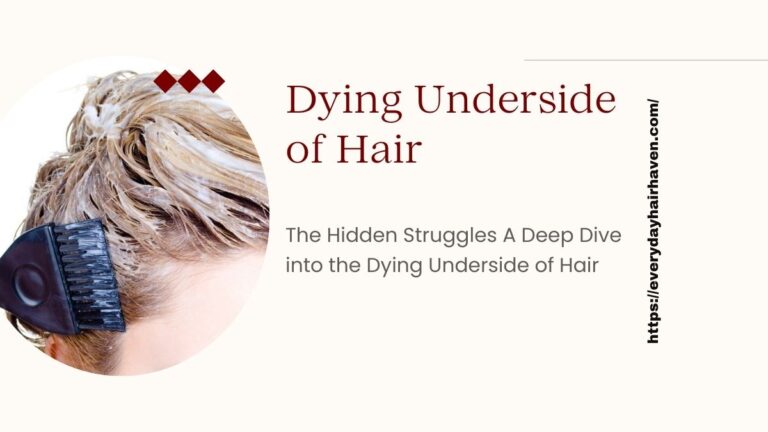 The Hidden Struggles A Deep Dive into the Dying Underside of Hair
